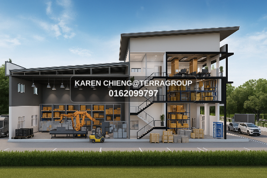 New Proj 3 storey SEMI D Factory BIG SAVING SALE image 2