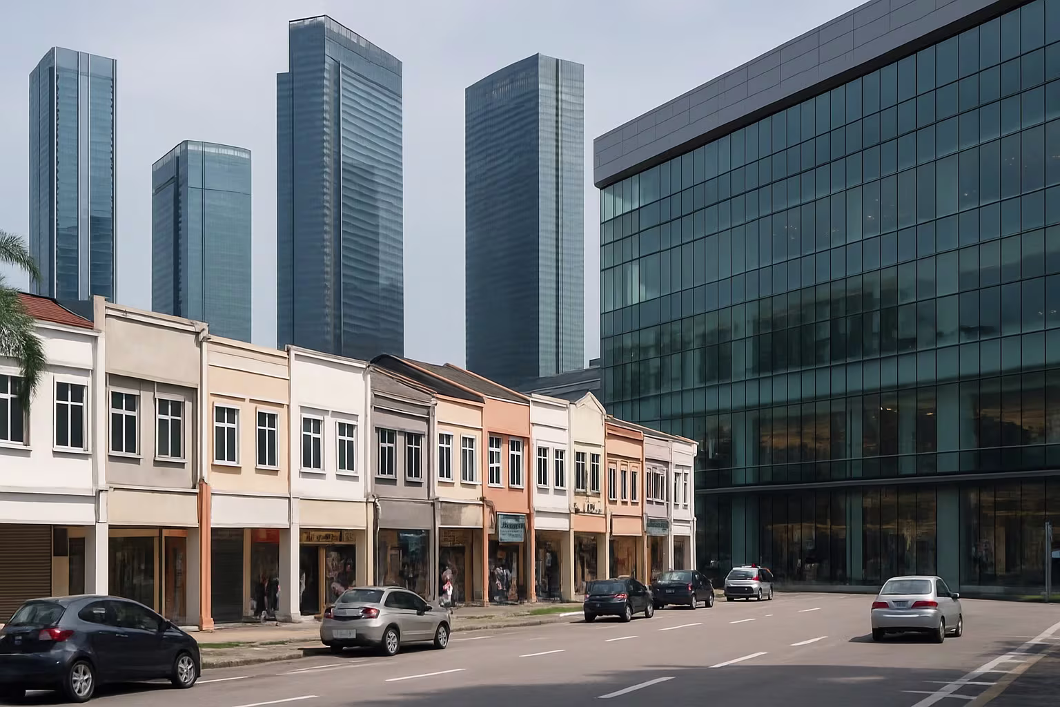 Prime commercial properties in Malaysia's business districts - Sleek office towers and retail spaces in strategic locations