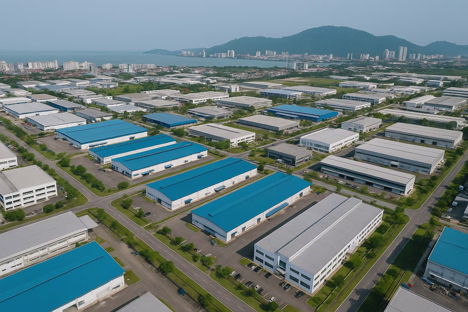 Industrial factories and warehouses in Selangor, Malaysia - Modern manufacturing facilities with excellent logistics infrastructure