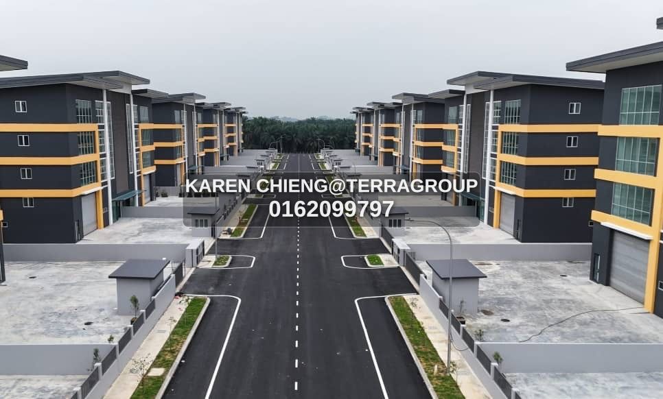 Meru CORNER Semi D factory with AMPLE LAND RENT